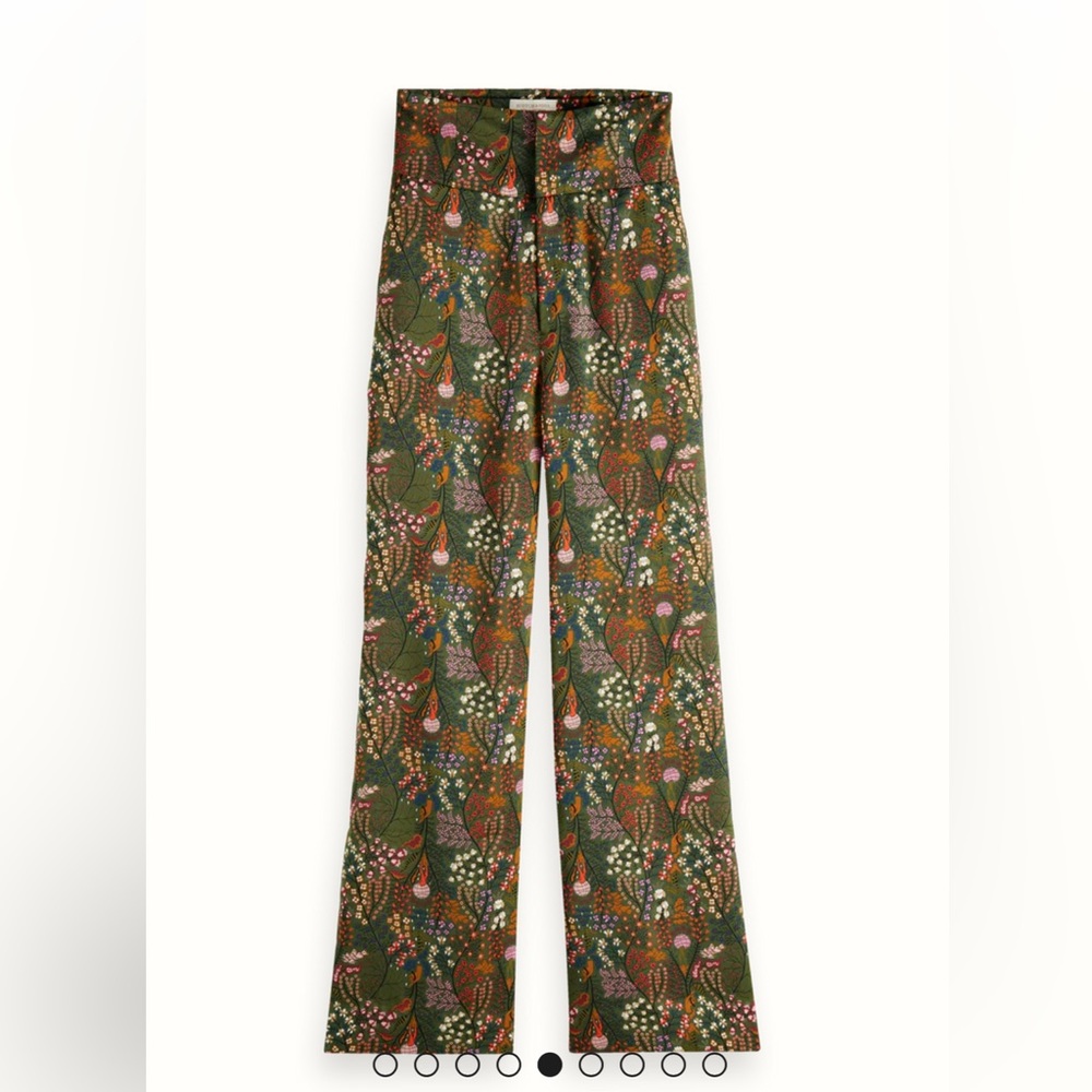 NWT Scotch & Soda botanical inspired print pants - size Small - Picture 4 of 9
